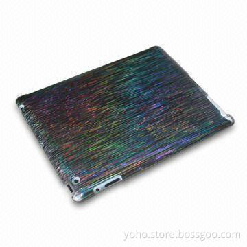 Easy-to-carry Protective Leather Hard Case for iPad 2, with 3D Laser Effect, Available in 10.1-inch
